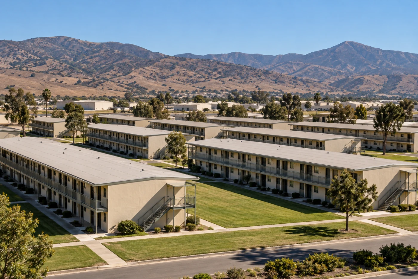 Military Barracks Roofing in Simi Valley, CA Military Barracks Roofing in Simi Valley, CA