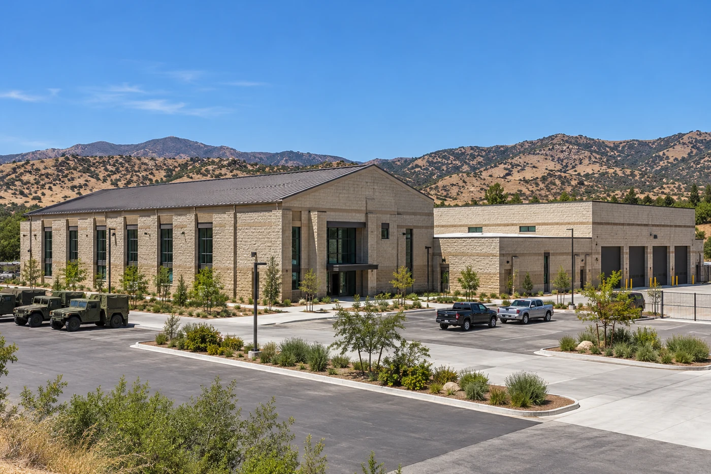 National Guard Armory Roofing in Simi Valley, CA National Guard Armory Roofing in Simi Valley, CA