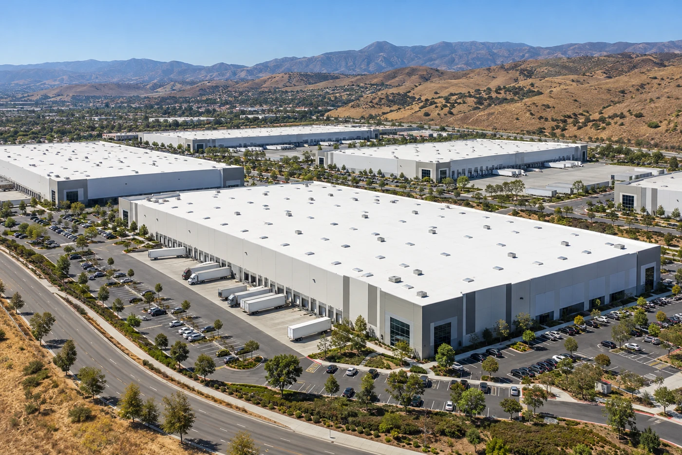 Simi Commerce Center service area