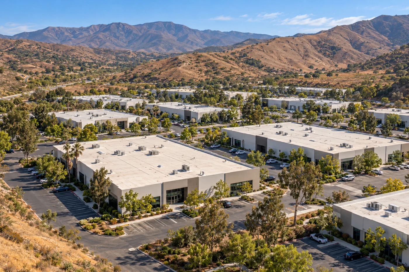 Tapo Canyon business-park area Tapo Canyon business-park area